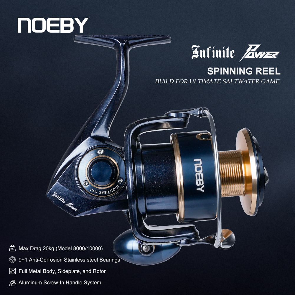 Abu Garcia Reel Max - Noeby Infinite Power Spinhengel 5000H 6000H