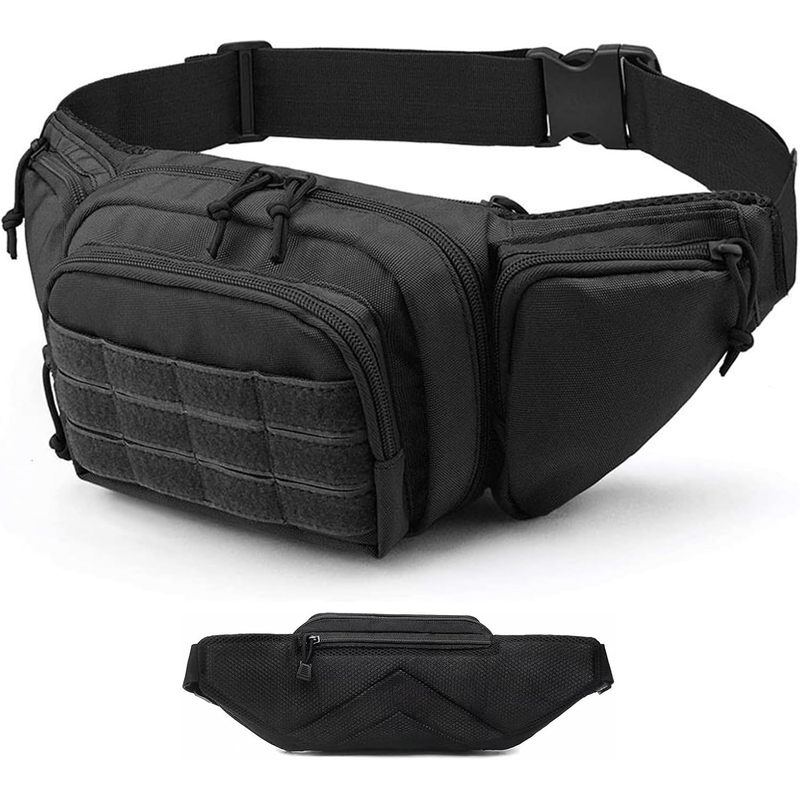 Fishing Belt - 600D Oxford Multi-Pocket Heuptas Verstelbare Outdoor