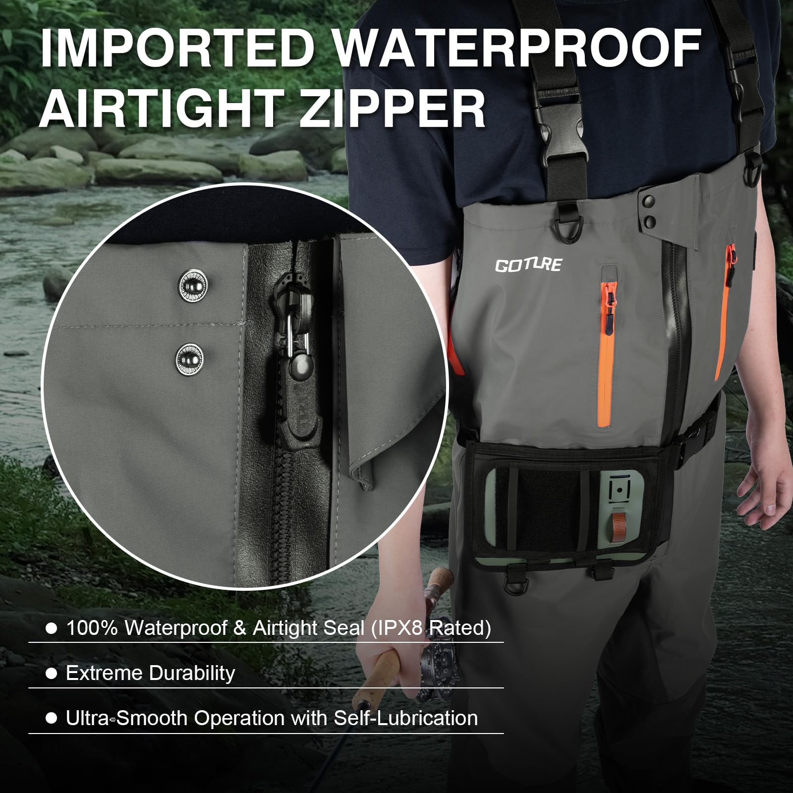 Goture 5-laags waterdicht viss - Fishing Waders recensie en prijs