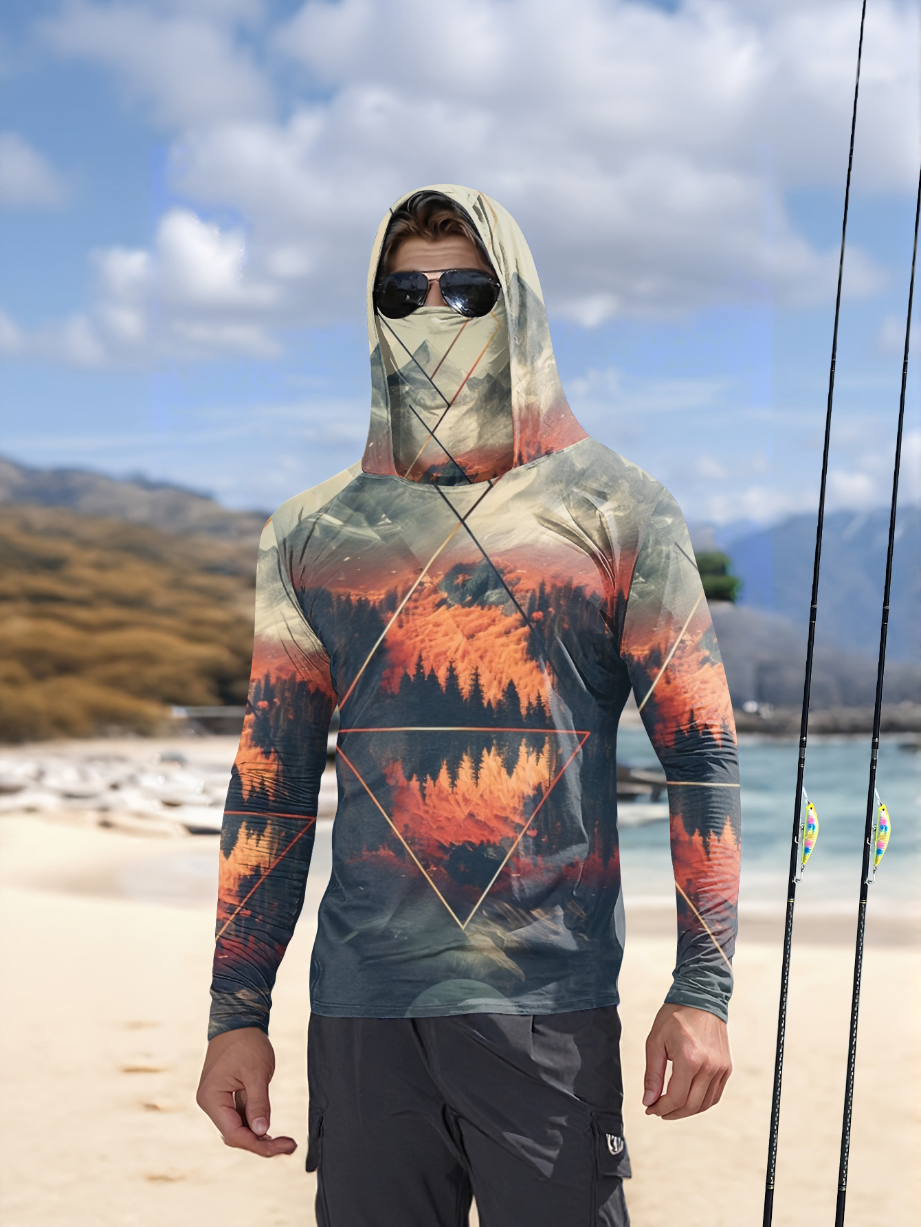 Outdoor heren vissershirt met  - Fishing Hoodie recensie en prijs
