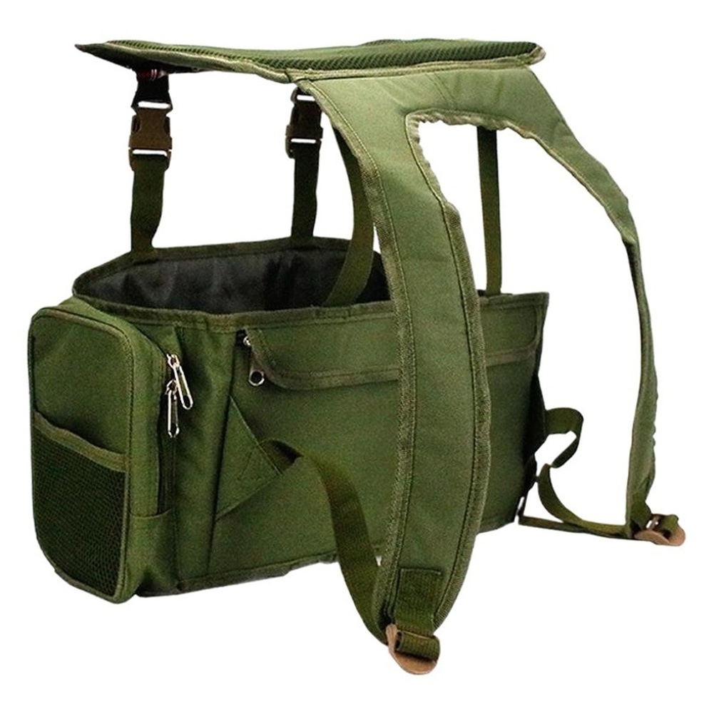 Groene nylon visrugzak waterdi - Fishing Backpack recensie en prijs