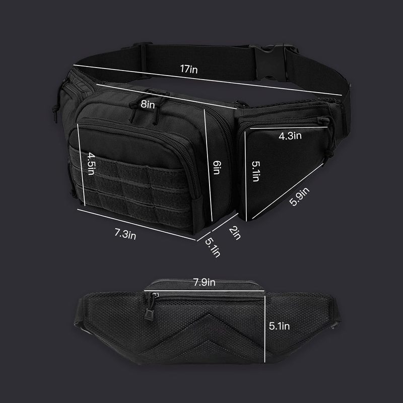600D Oxford Multi-Pocket Heupt - Fishing Belt recensie en prijs