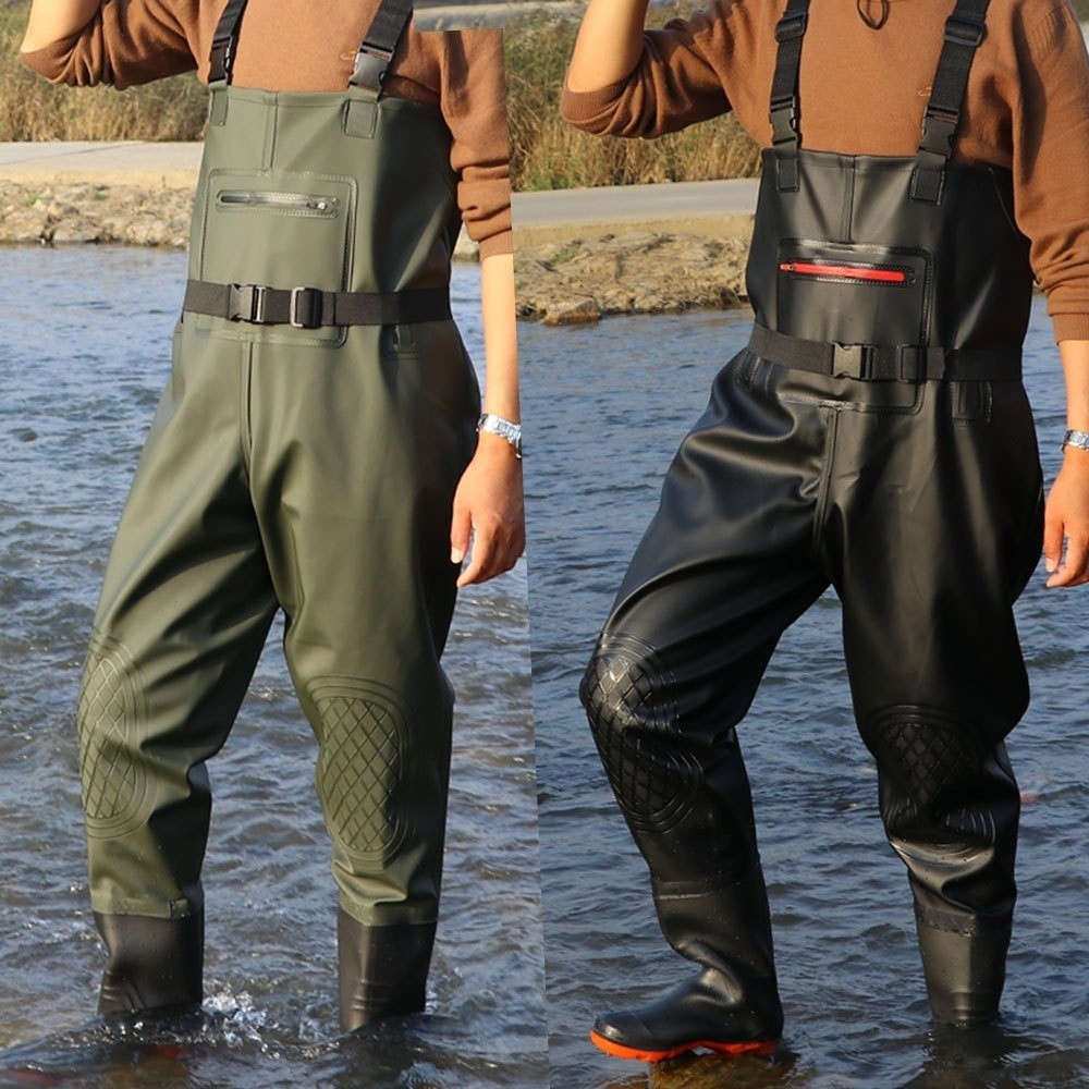 Handige PVC-vispakken met dubb - Fishing Pants Waterproof recensie en prijs